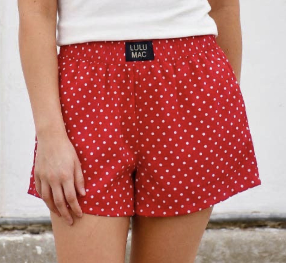 LULU MAC - Red Polka Dot Shorts