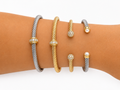 Gold~ Silver Cuff Bracelet