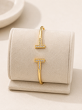 T Gold Cuff
