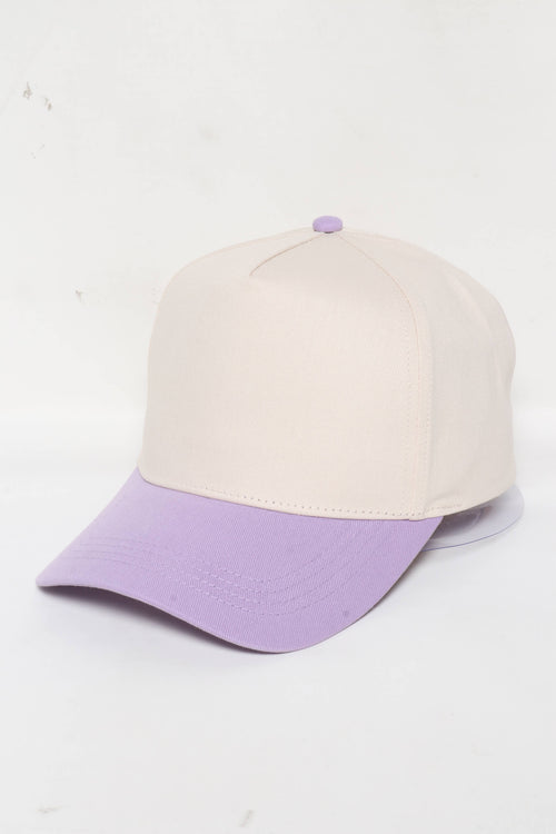 5 Panel Cotton Two-Tone Hats with lightning strike