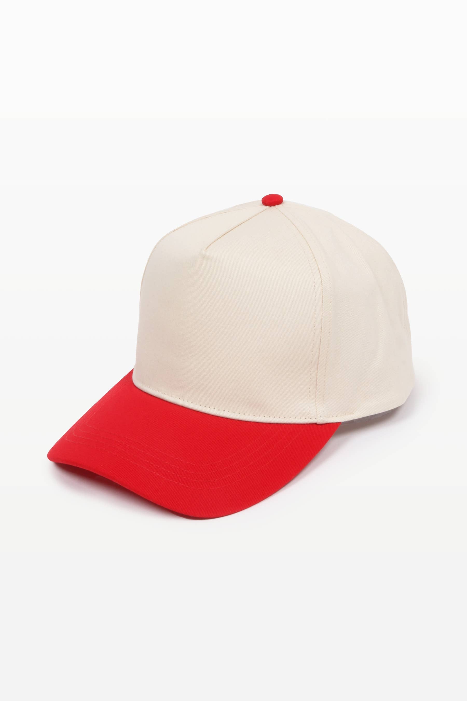5 Panel Cotton Two-Tone Hats with lightning strike